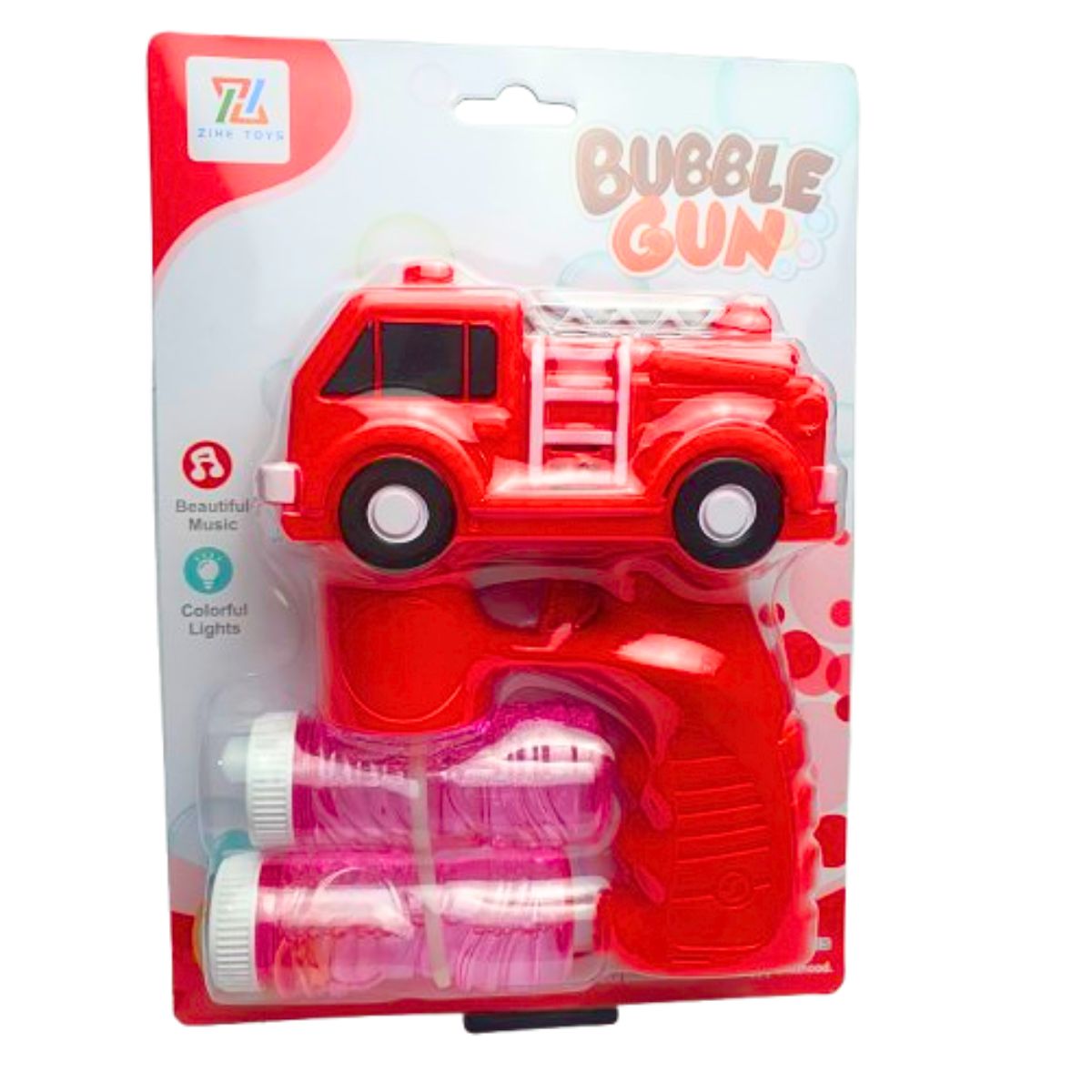 Brinquedo Pistola Lança Bolha Bombeiro Com Som E Luz Brinquedo Pistola Lança Bolha Bombeiro Com Som E Luz